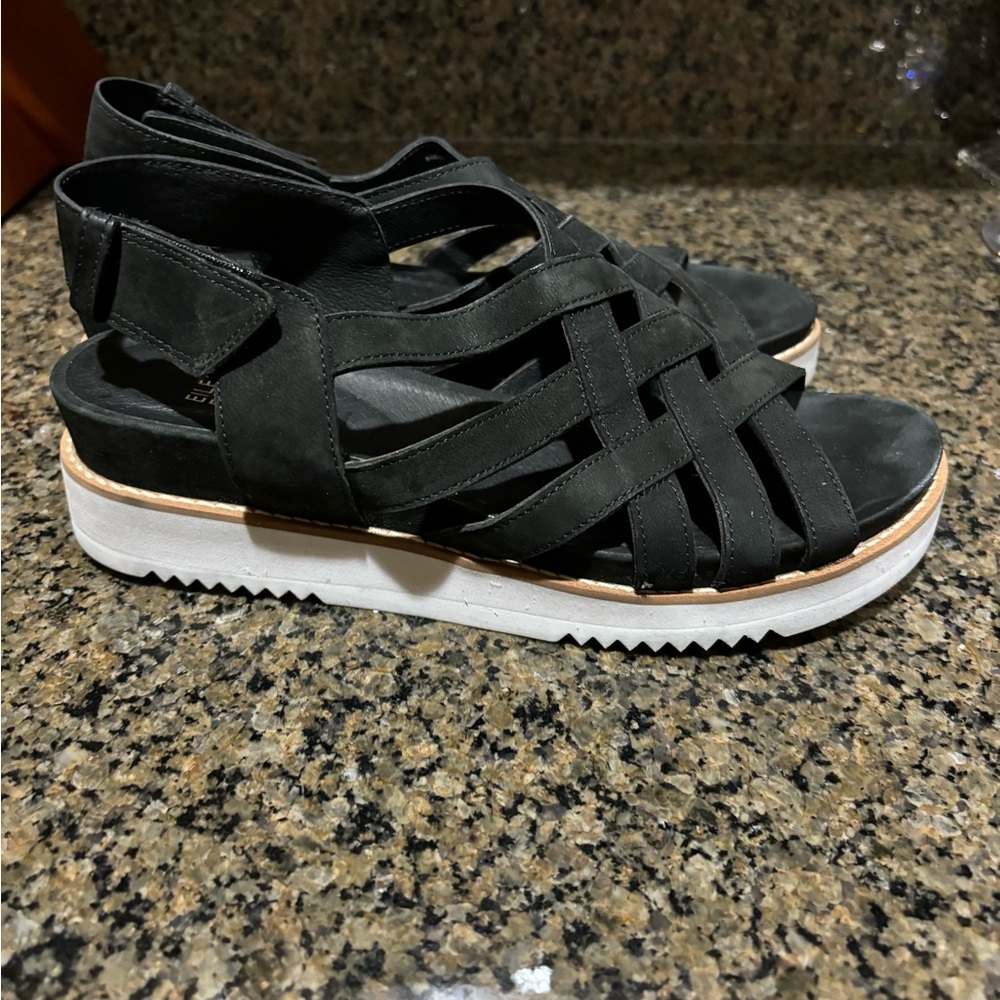 Eileen Fisher leather sandals